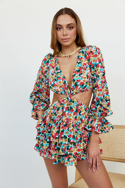 Embrace The Feeling Playsuit Floral