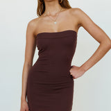 Morning Sun Maxi Dress Brown