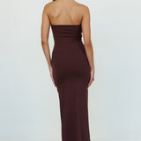 Morning Sun Maxi Dress Brown
