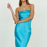 No Two Alike Maxi Dress Aqua