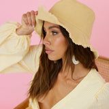 Sun Shower Bucket Hat Yellow