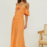 Clementine Maxi Dress Orange