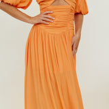 Clementine Maxi Dress Orange