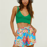 Golden Ages Crop Top Green