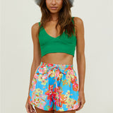 Golden Ages Crop Top Green