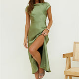 One Last Song Maxi Dress Olive