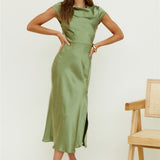 One Last Song Maxi Dress Olive