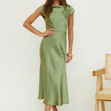 One Last Song Maxi Dress Olive