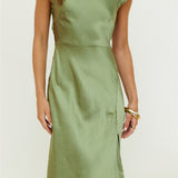 One Last Song Maxi Dress Olive