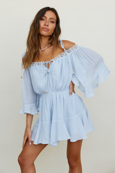 Floating Above Playsuit Blue