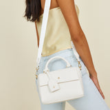 PETA + JAIN Hadid Bag White Pebble