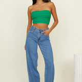 All Along Crop Top Green