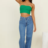 All Along Crop Top Green