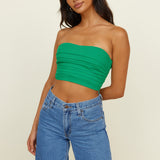 All Along Crop Top Green