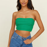 All Along Crop Top Green