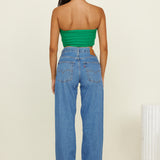 All Along Crop Top Green