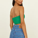 All Along Crop Top Green