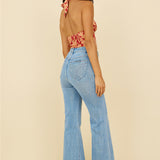 ROLLA'S Eastcoast Flare Jean Bessette Blue