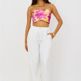 Tangerine Twist Pants White