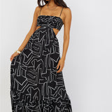 Times Have Changed Maxi Dress Black
