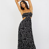 Times Have Changed Maxi Dress Black