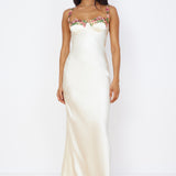 Magnetic Forces Maxi Dress White