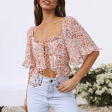 Gentle Loving Crop Top Brown