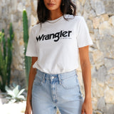 WRANGLER Classic Logo Tee White
