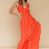For So Long Maxi Dress Orange