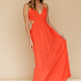 For So Long Maxi Dress Orange