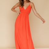 For So Long Maxi Dress Orange