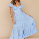 Serendipitous Moments Maxi Dress Blue