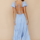 Serendipitous Moments Maxi Dress Blue