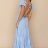 Serendipitous Moments Maxi Dress Blue