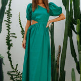 Ocherous Maxi Dress Green