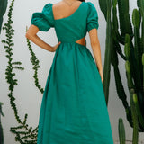 Ocherous Maxi Dress Green