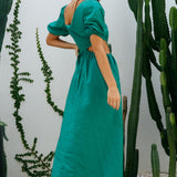 Ocherous Maxi Dress Green