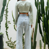 Doves In The Orchard Crop Top Sage