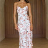 Whispered Confessions Maxi Dress Pink