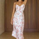 Whispered Confessions Maxi Dress Pink