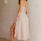 Leave Me Loving Maxi Dress Beige