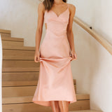 Raise A Toast Maxi Dress Rose
