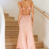 Raise A Toast Maxi Dress Rose