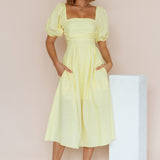 Delfino Maxi Dress Yellow