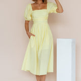 Delfino Maxi Dress Yellow