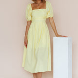 Delfino Maxi Dress Yellow