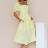 Delfino Maxi Dress Yellow