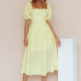 Delfino Maxi Dress Yellow