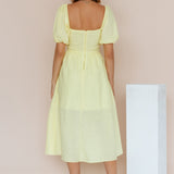 Delfino Maxi Dress Yellow