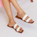 BILLINI Ikaia Slides White Lizard
